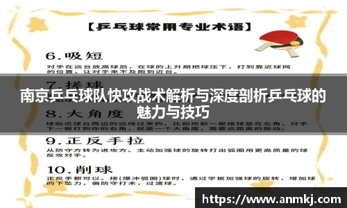 南京乒乓球队快攻战术解析与深度剖析乒乓球的魅力与技巧
